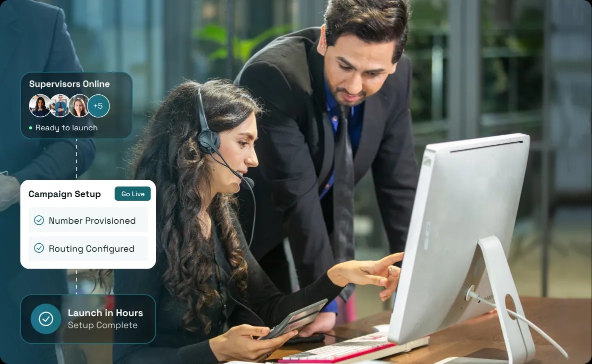 From contract to calls in hours