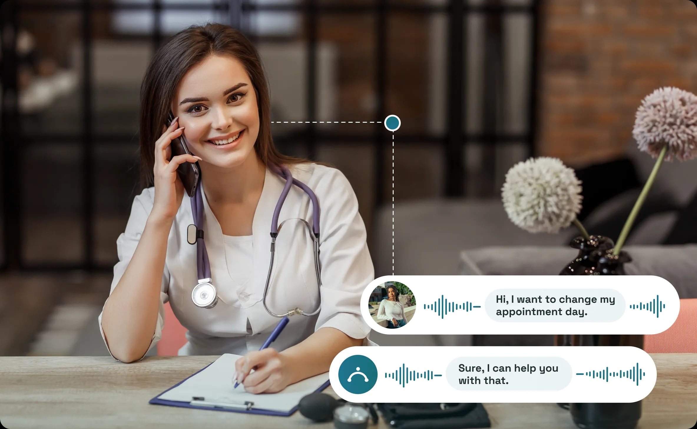Patient calls cannot wait for the system to catch up.